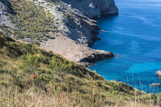 Picturesque sea landscape with bay. Mallorca, Baleares in Spain