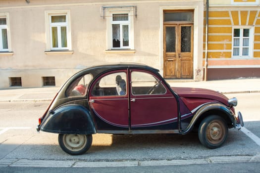 Samobor, Croatia - 05 20, 2022: Citroën Dyane is a commercial vehicle produced by the French manufacturer Citroën.