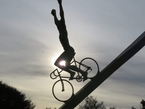 cyclist victory champion winner figure sport effort sacrifice