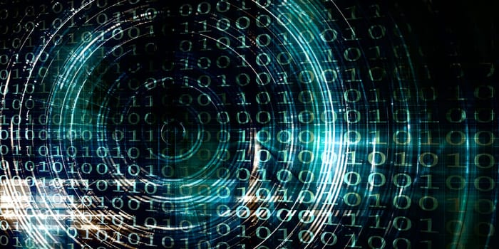 Digital Technology Abstract Background as an Internet Concept