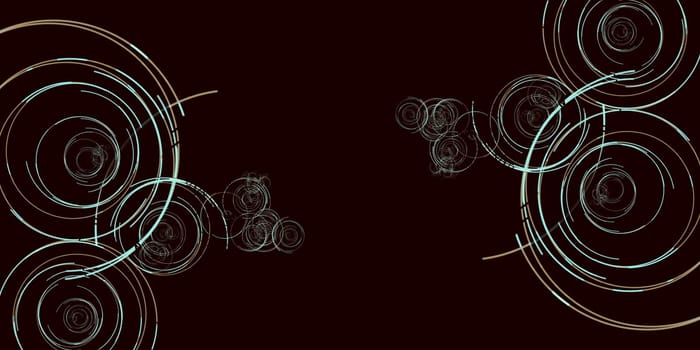 Science Technology Data as a Abstract Art