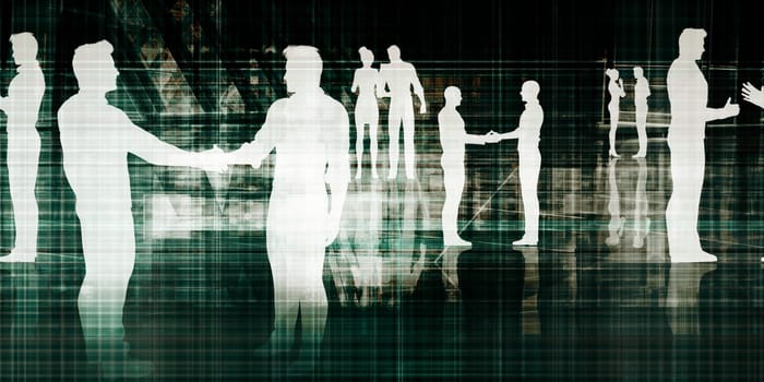 Business Growth Progress and Success and Corporate Background