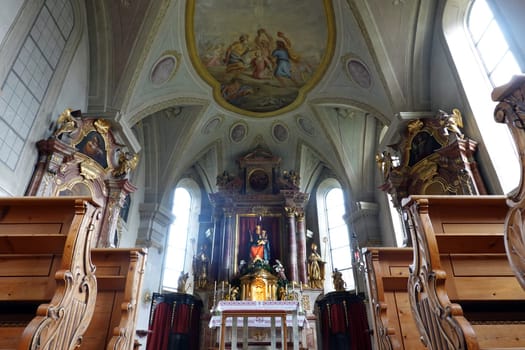 Katholische Pfarrkirche St. Stephanus Kirchdorf, Tirol, Österreich