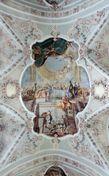 Barocke Pracht in der Pfarrkirche St. Virgil, Tirol, Oesterreich, Rattenberg