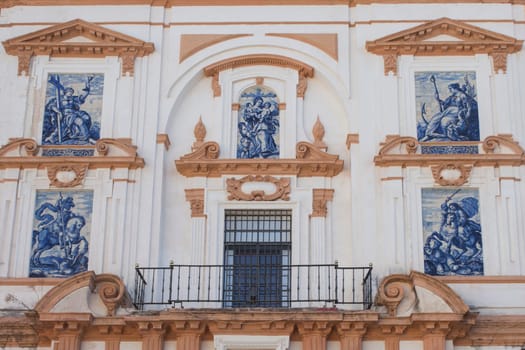 Facade of Hospital de la Caridad of Seville. Santa Cruz neighbourhood, Spain