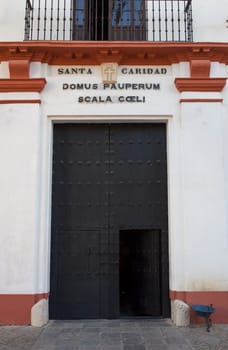 Facade of Hospital de la Caridad of Seville. Santa Cruz neighbourhood, Spain