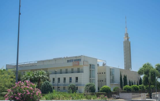 Seville, Spain - Jul 6th, 2018: Spanish Radio and Television Corporation headquarters in Seville, Spain