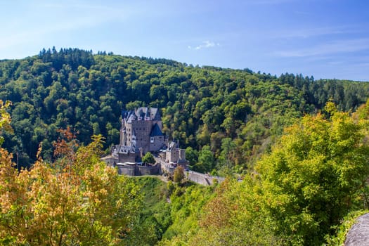 Castle Eltz - Gothic castle located on the hill in Moselle valley, Germany