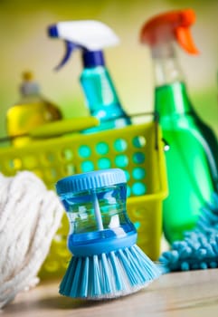 Cleaning Equipment, home work colorful theme