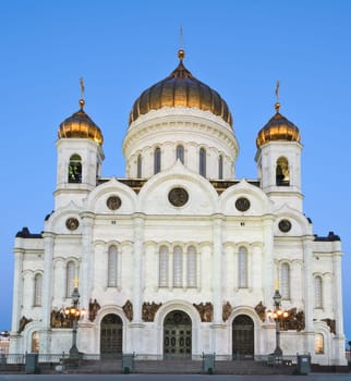 Cathedral of Christ the Saviour in Moscow, Russia