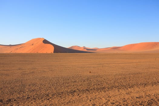 Red dunes on the road to Sossusvlei, Namibia