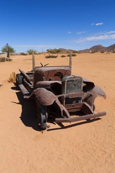Abandoned car from Solitaire, Namibia