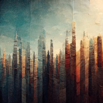 Abstract pattern with organic lines, textured background, colored wallpaper, illustration
