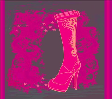 shoes vintage poster