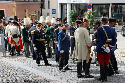 Festakt anlässlich des 100 jährigen Bestehens des Traditionsvereins Tiroler Kaiserjäger Schwaz, Tirol, Oesterreich, Schwaz