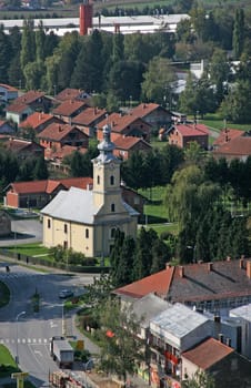 Parish church of Saint Joseph in Grubisno Polje, Croatia