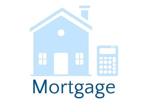 Mortgage Template Hand Drawn Cartoon Flat Illustration of Term Credit Debt by House Loan or Money Investment to Real Estate Property Design