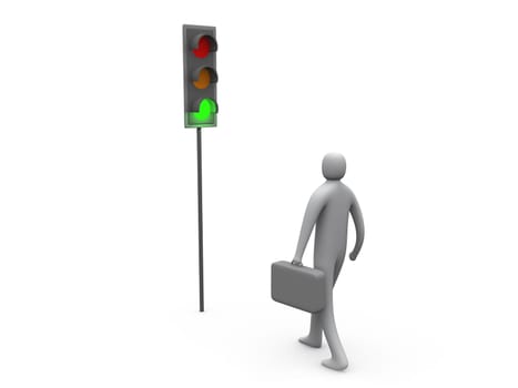 Traffic Light - Business Activity Started.