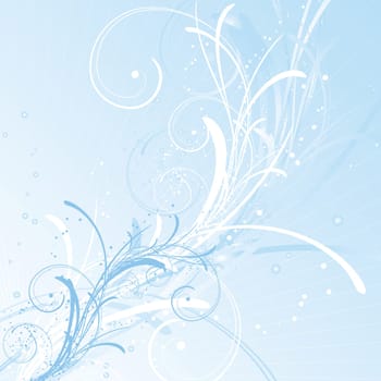 Decorative winter background
