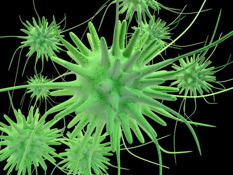3d microbes #4.