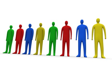 Multicolor People #1.