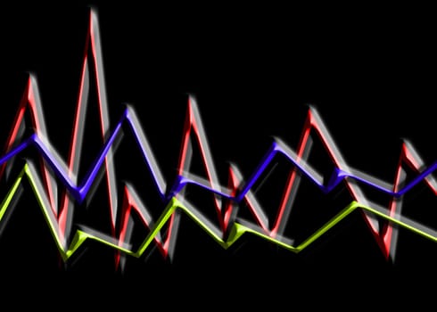 A simple waveform color based abstract background.