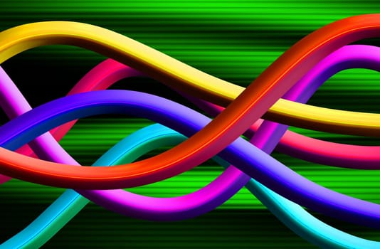 A simple waveform color based abstract background.