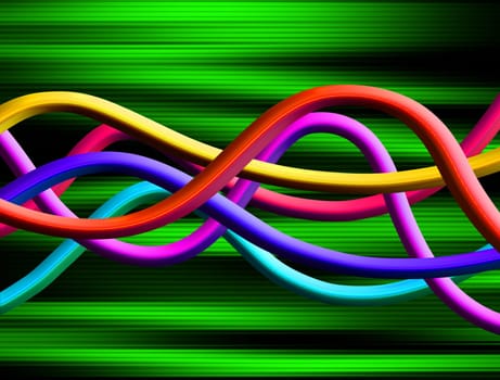 A simple waveform color based abstract background.