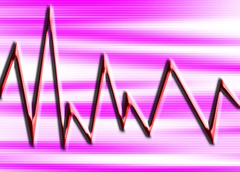 A simple waveform color based abstract background