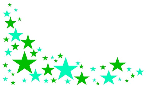 stars arranged for background use