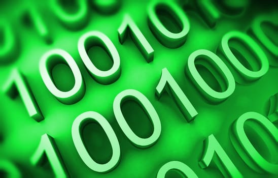 A binary number scene that would be suitable for the internet.