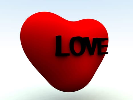 This is a loving heart for romantic concepts