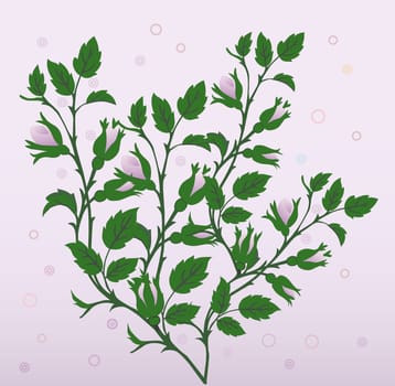 Floral Background - vector illustration