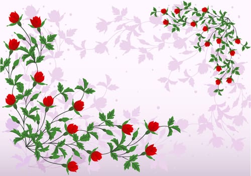 Floral Background - vector illustration