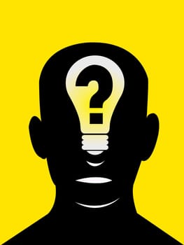 a image of  person thinking