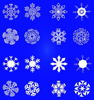 Snowflakes - vector