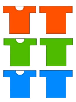 a image of   A model of a t-shirt design