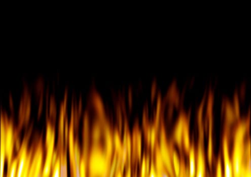Digital generated fire background