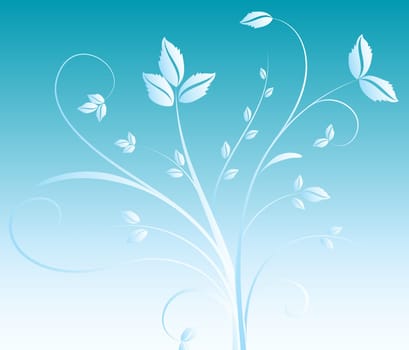 Abstract floral design