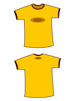 a image of   A model of a t-shirt design