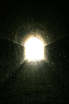Unused train tunnel