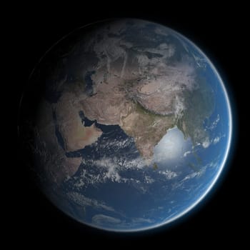 Earth seen from space