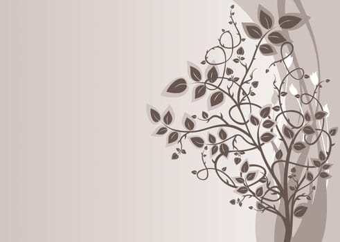 Floral background illustration