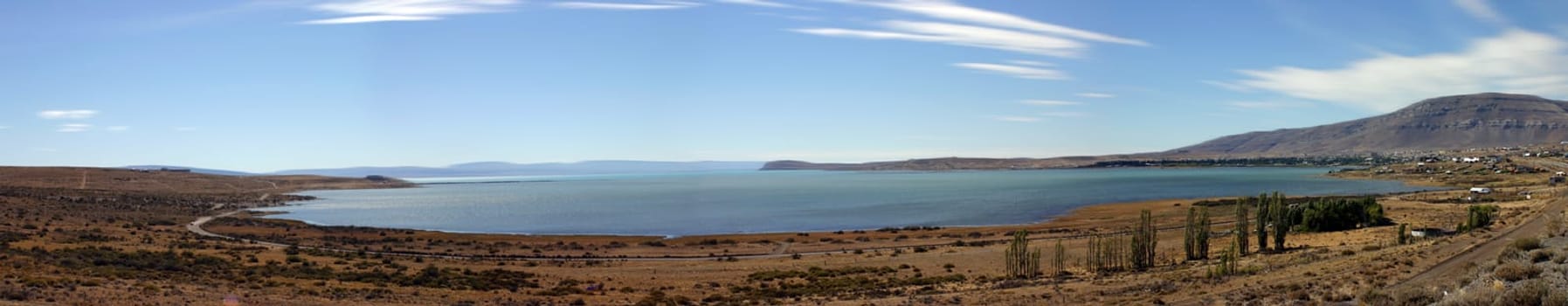 landscape in patagonia close to El Calafate - perito moreno