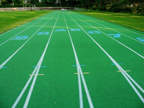 Green Running Track