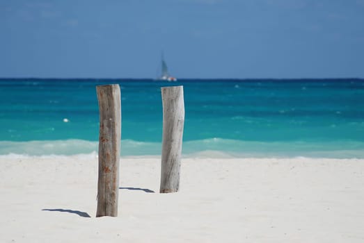 beautiful caribbean beach