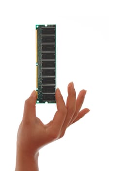 memory stick in hand