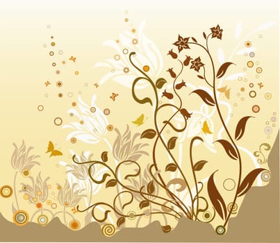Floral Background - vector