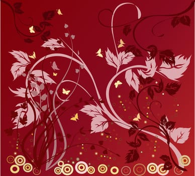 Floral Background - vector