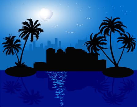 Urban background - vector